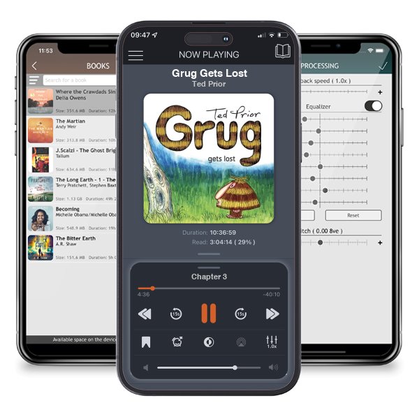 Download fo free audiobook Grug Gets Lost by Ted Prior and listen anywhere on your iOS devices in the ListenBook app.