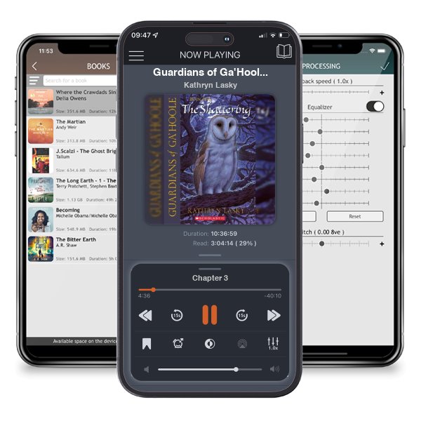 Download fo free audiobook Guardians of Ga'Hoole #5: The Shattering by Kathryn Lasky and listen anywhere on your iOS devices in the ListenBook app.