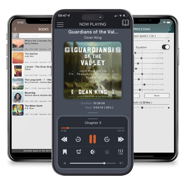 Download fo free audiobook Guardians of the Valley: John Muir and the Friendship That... by Dean King and listen anywhere on your iOS devices in the ListenBook app.