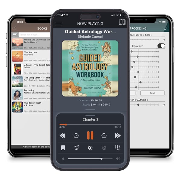 Download fo free audiobook Guided Astrology Workbook: A Step-by-Step Guide for Deep Insight into Your Astrological Signs, Birth Chart, and Life by Stefanie Caponi and listen anywhere on your iOS devices in the ListenBook app.