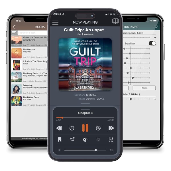 Download fo free audiobook Guilt Trip: An unputdownable thriller for fans of Belinda Bauer and T.M. Logan by Jo Furniss and listen anywhere on your iOS devices in the ListenBook app.