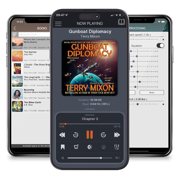 Download fo free audiobook Gunboat Diplomacy by Terry Mixon and listen anywhere on your iOS devices in the ListenBook app.
