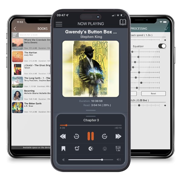 Download fo free audiobook Gwendy\'s Button Box (The Button Box, #1) by Stephen King and listen anywhere on your iOS devices in the ListenBook app.