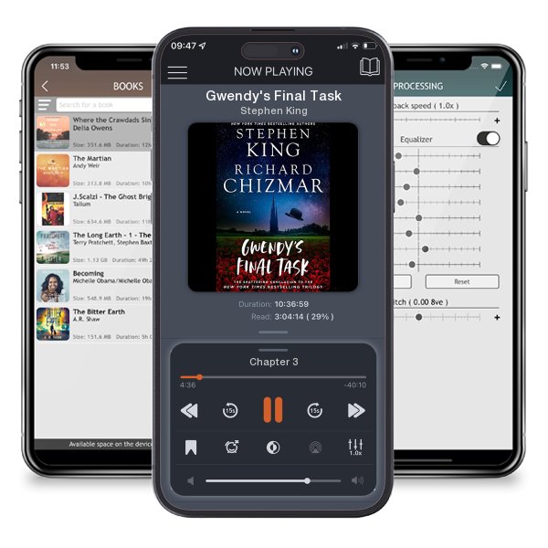 Download fo free audiobook Gwendy's Final Task by Stephen King and listen anywhere on your iOS devices in the ListenBook app.