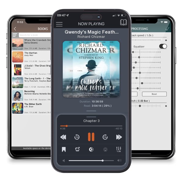 Download fo free audiobook Gwendy's Magic Feather by Richard Chizmar and listen anywhere on your iOS devices in the ListenBook app.