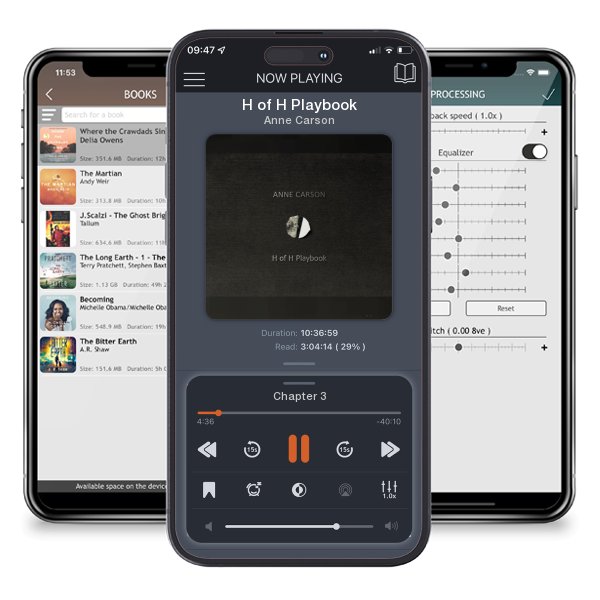 Download fo free audiobook H of H Playbook by Anne Carson and listen anywhere on your iOS devices in the ListenBook app.