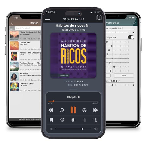 Descargar audiolibro gratis Hábitos de ricos: Nuevas ideas para alcanzar la libertad financiera by Juan Diego G mez y escuchar en cualquier lugar en sus dispositivos iOS en la aplicación ListenBook.