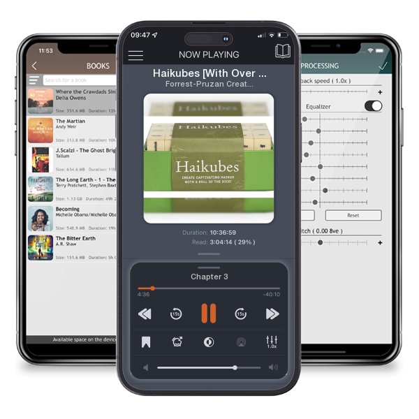 Download fo free audiobook Haikubes [With Over 60 Word Cubes] by Forrest-Pruzan Creative and listen anywhere on your iOS devices in the ListenBook app.
