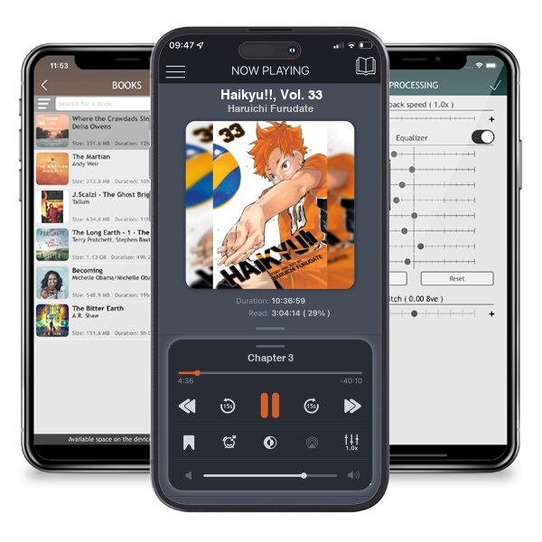 Download fo free audiobook Haikyu!!, Vol. 33 by Haruichi Furudate and listen anywhere on your iOS devices in the ListenBook app.