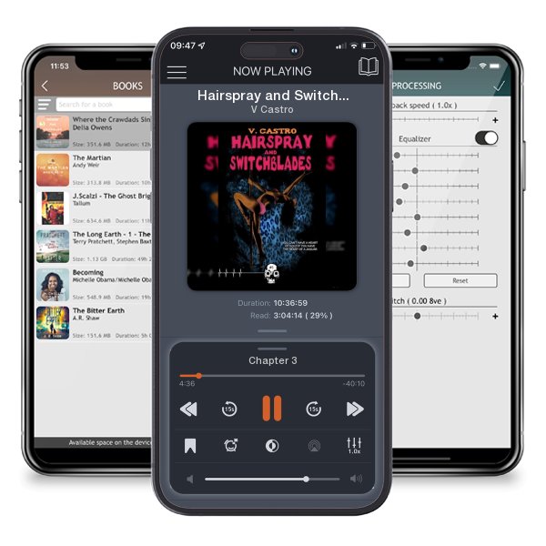 Download fo free audiobook Hairspray and Switchblades by V Castro and listen anywhere on your iOS devices in the ListenBook app.