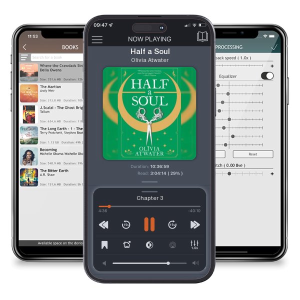 Download fo free audiobook Half a Soul by Olivia Atwater and listen anywhere on your iOS devices in the ListenBook app.