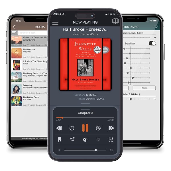 Download fo free audiobook Half Broke Horses: A True-Life Novel by Jeannette Walls and listen anywhere on your iOS devices in the ListenBook app.