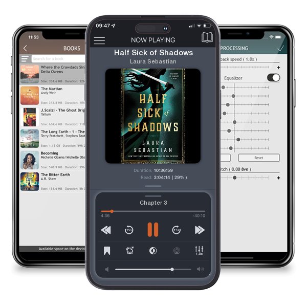 Download fo free audiobook Half Sick of Shadows by Laura Sebastian and listen anywhere on your iOS devices in the ListenBook app.