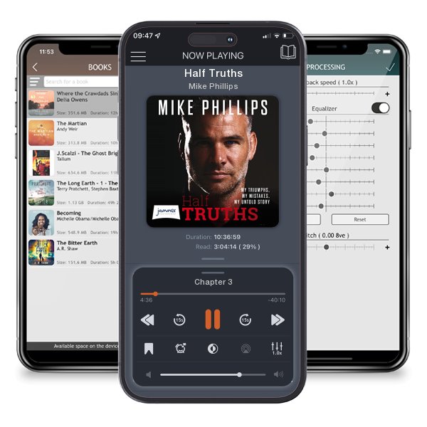 Download fo free audiobook Half Truths by Mike Phillips and listen anywhere on your iOS devices in the ListenBook app.