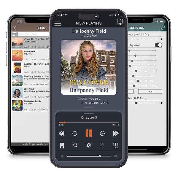 Download fo free audiobook Halfpenny Field by Iris Gower and listen anywhere on your iOS devices in the ListenBook app.