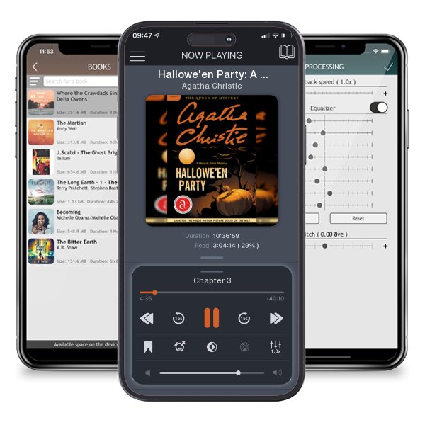 Download fo free audiobook Hallowe'en Party: A Hercule Poirot Mystery by Agatha Christie and listen anywhere on your iOS devices in the ListenBook app.