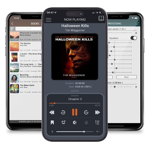 Download fo free audiobook Halloween Kills by Tim Waggoner and listen anywhere on your iOS devices in the ListenBook app.