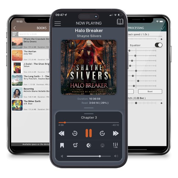 Download fo free audiobook Halo Breaker by Shayne Silvers and listen anywhere on your iOS devices in the ListenBook app.