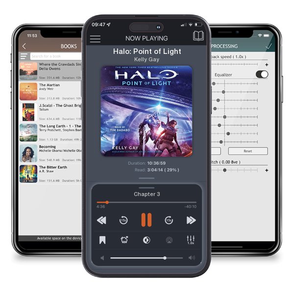 Download fo free audiobook Halo: Point of Light by Kelly Gay and listen anywhere on your iOS devices in the ListenBook app.