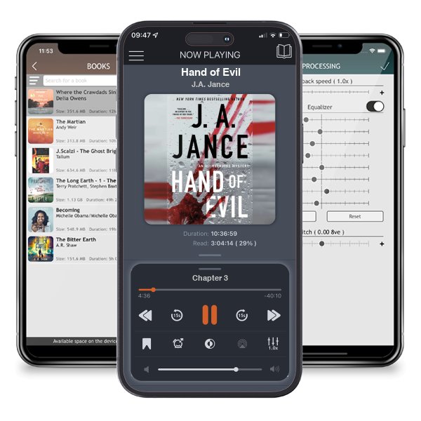 Download fo free audiobook Hand of Evil by J.A. Jance and listen anywhere on your iOS devices in the ListenBook app.