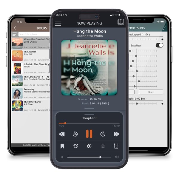 Download fo free audiobook Hang the Moon by Jeannette Walls and listen anywhere on your iOS devices in the ListenBook app.