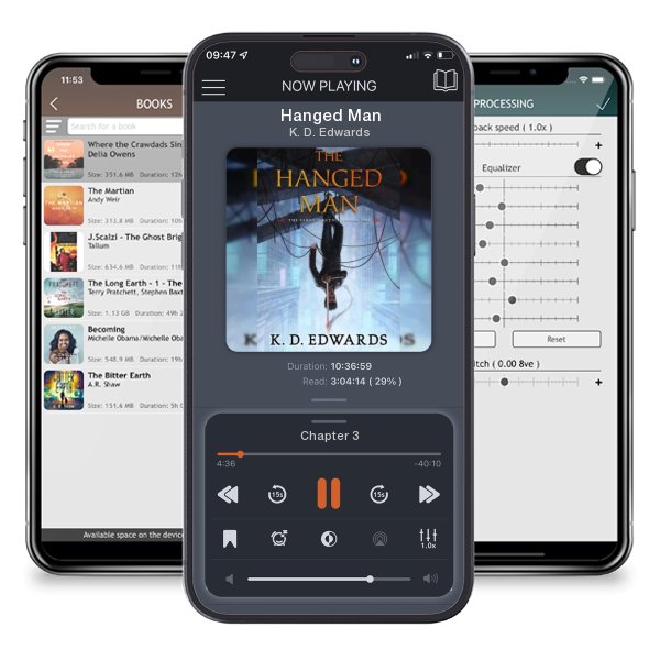 Download fo free audiobook Hanged Man by K. D. Edwards and listen anywhere on your iOS devices in the ListenBook app.