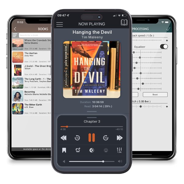 Download fo free audiobook Hanging the Devil by Tim Maleeny and listen anywhere on your iOS devices in the ListenBook app.