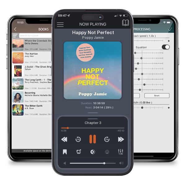 Download fo free audiobook Happy Not Perfect by Poppy Jamie and listen anywhere on your iOS devices in the ListenBook app.