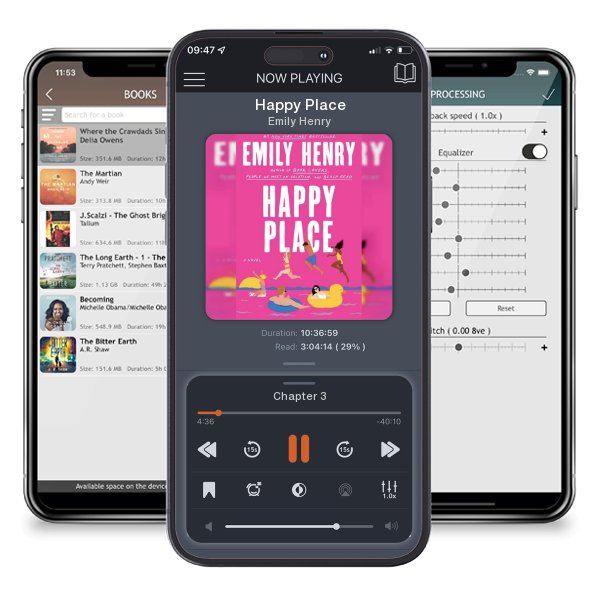 Download fo free audiobook Happy Place by Emily Henry and listen anywhere on your iOS devices in the ListenBook app.