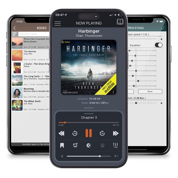 Download fo free audiobook Harbinger by Olan Thorensen and listen anywhere on your iOS devices in the ListenBook app.