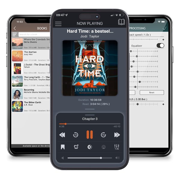 Download fo free audiobook Hard Time: a bestselling time-travel adventure like no other (The Time Police Book 2) by Jodi Taylor and listen anywhere on your iOS devices in the ListenBook app.