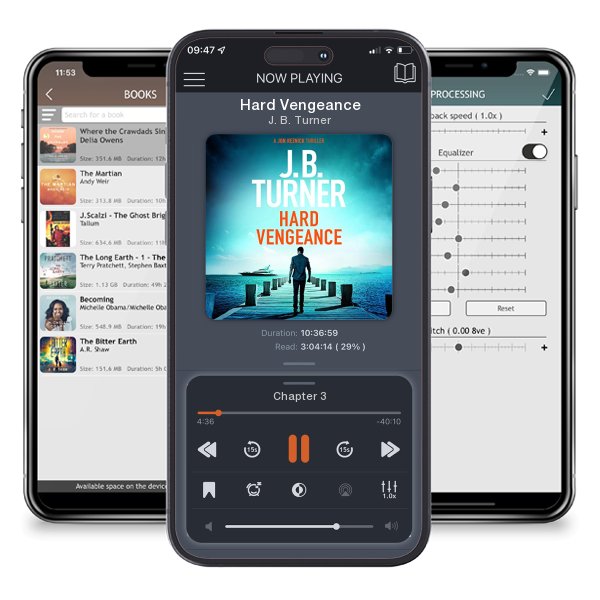 Download fo free audiobook Hard Vengeance by J. B. Turner and listen anywhere on your iOS devices in the ListenBook app.