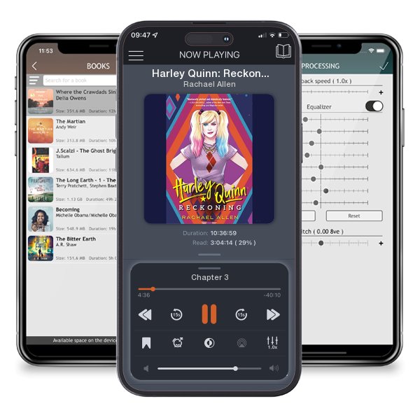 Download fo free audiobook Harley Quinn: Reckoning by Rachael Allen and listen anywhere on your iOS devices in the ListenBook app.