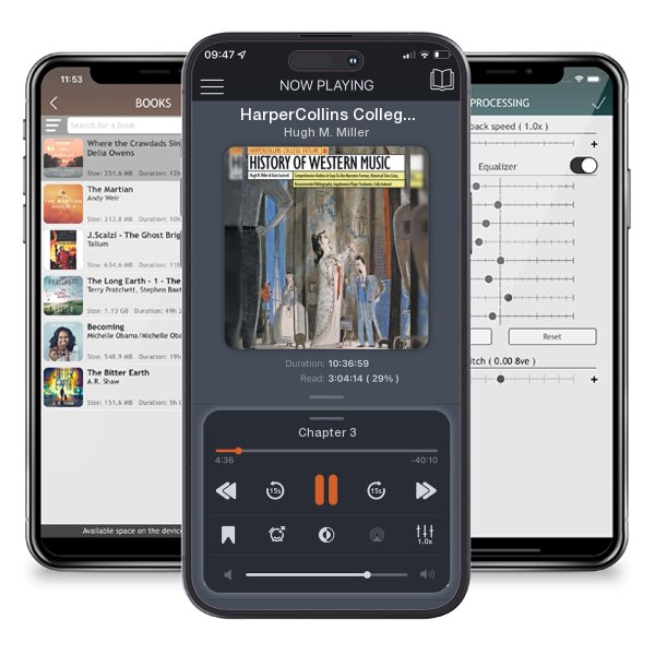 Download fo free audiobook HarperCollins College Outline History of Western Music by Hugh M. Miller and listen anywhere on your iOS devices in the ListenBook app.