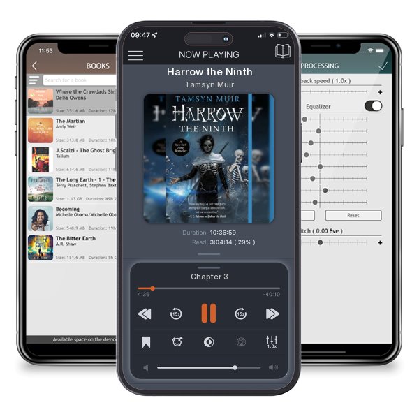 Download fo free audiobook Harrow the Ninth by Tamsyn Muir and listen anywhere on your iOS devices in the ListenBook app.