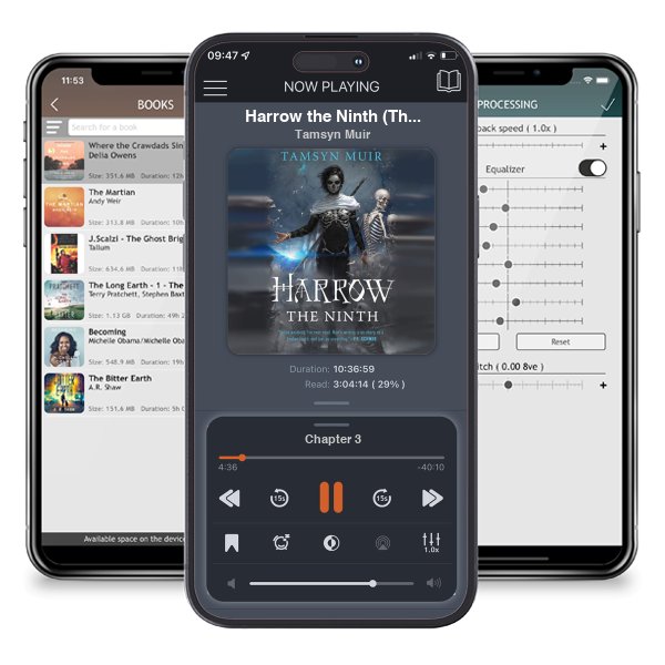 Download fo free audiobook Harrow the Ninth (The Locked Tomb, #2) by Tamsyn Muir and listen anywhere on your iOS devices in the ListenBook app.