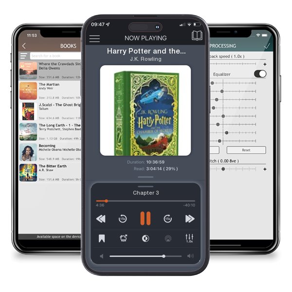 Download fo free audiobook Harry Potter and the Chamber... by J.K. Rowling and listen anywhere on your iOS devices in the ListenBook app.