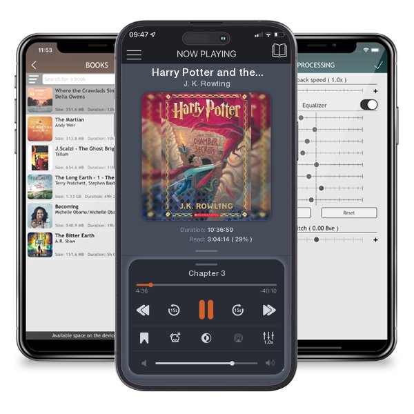 Download fo free audiobook Harry Potter and the Chamber of Secrets (Harry Potter, Book 2) by J. K. Rowling and listen anywhere on your iOS devices in the ListenBook app.