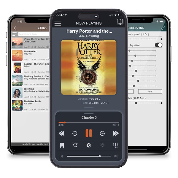 Download fo free audiobook Harry Potter and the Cursed Child: Parts One and Two (Harry Potter, #8) by J.K. Rowling and listen anywhere on your iOS devices in the ListenBook app.