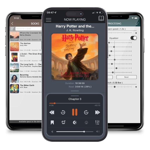 Download fo free audiobook Harry Potter and the Deathly Hallows (Harry Potter Series #7) by J. K. Rowling and listen anywhere on your iOS devices in the ListenBook app.