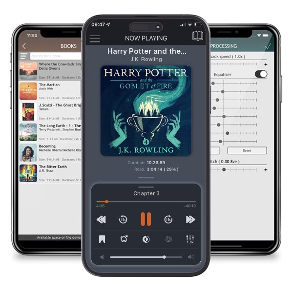 Download fo free audiobook Harry Potter and the Goblet of Fire, Book 4 by J.K. Rowling and listen anywhere on your iOS devices in the ListenBook app.