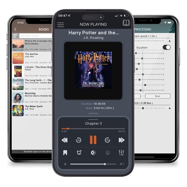 Download fo free audiobook Harry Potter and the Half-Blood Prince by J.K. Rowling and listen anywhere on your iOS devices in the ListenBook app.
