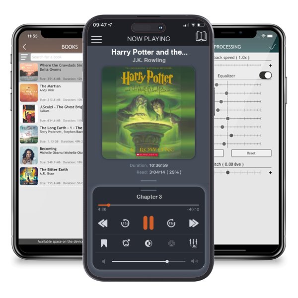 Download fo free audiobook Harry Potter and the Half-Blood Prince (Harry Potter, #6) by J.K. Rowling and listen anywhere on your iOS devices in the ListenBook app.