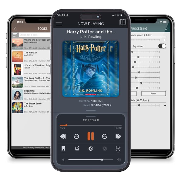Download fo free audiobook Harry Potter and the Order of the Phoenix (Harry Potter, Book 5) by J. K. Rowling and listen anywhere on your iOS devices in the ListenBook app.