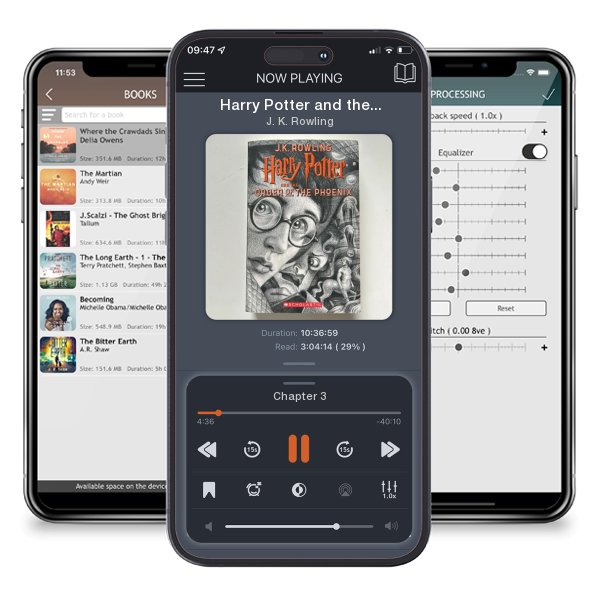 Download fo free audiobook Harry Potter and the Order of the Phoenix by J. K. Rowling and listen anywhere on your iOS devices in the ListenBook app.