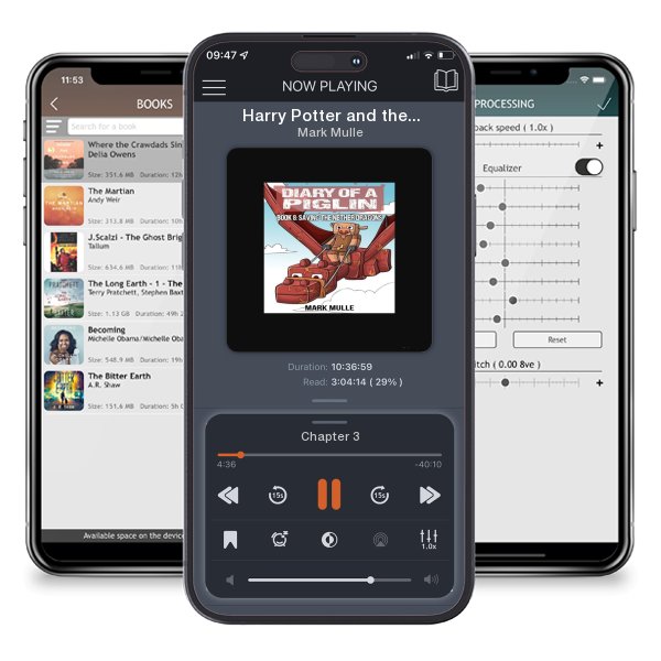 Download fo free audiobook Harry Potter and the Philosopher's Stone by Mark Mulle and listen anywhere on your iOS devices in the ListenBook app.