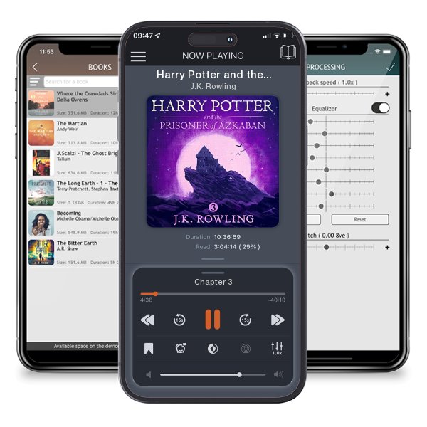 Download fo free audiobook Harry Potter and the Prisoner of Azkaban, Book 3 by J.K. Rowling and listen anywhere on your iOS devices in the ListenBook app.