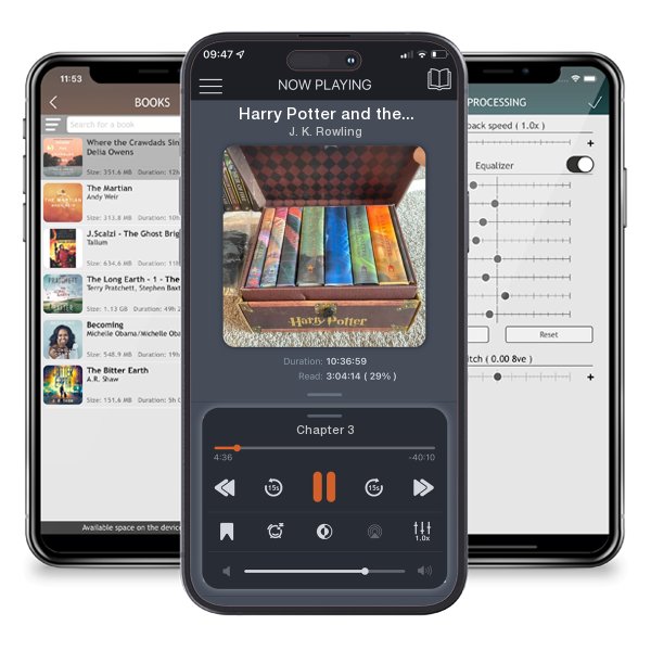 Download fo free audiobook Harry Potter and the Sorcerer's Stone by J. K. Rowling and listen anywhere on your iOS devices in the ListenBook app.