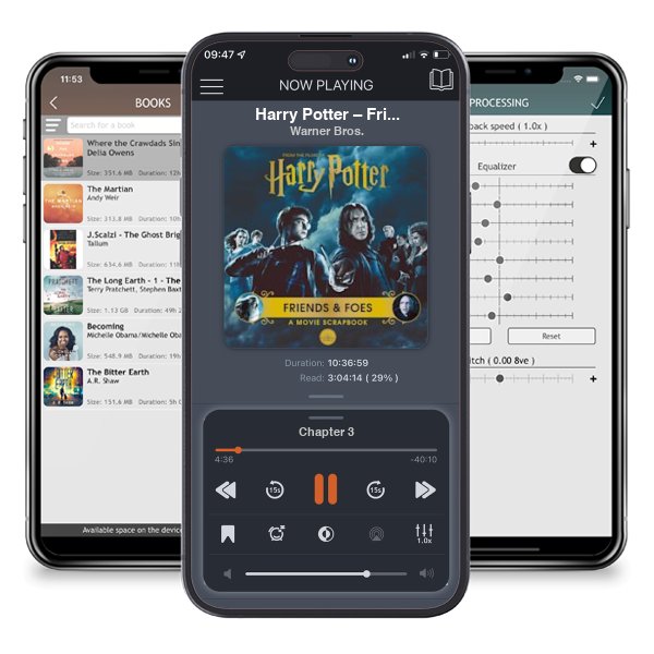 Download fo free audiobook Harry Potter – Friends & Foes: A Movie Scrapbook by Warner Bros. and listen anywhere on your iOS devices in the ListenBook app.