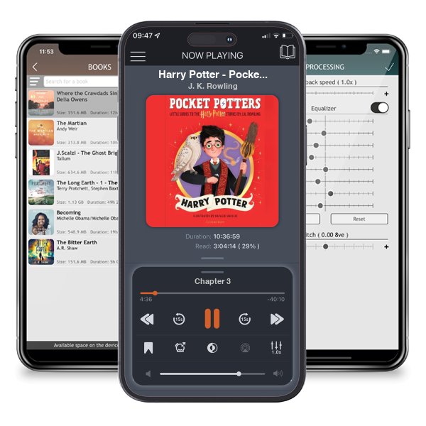 Download fo free audiobook Harry Potter - Pocket Potters – Little Guides to the HARRY POTTER Stories by J. K. Rowling and listen anywhere on your iOS devices in the ListenBook app.
